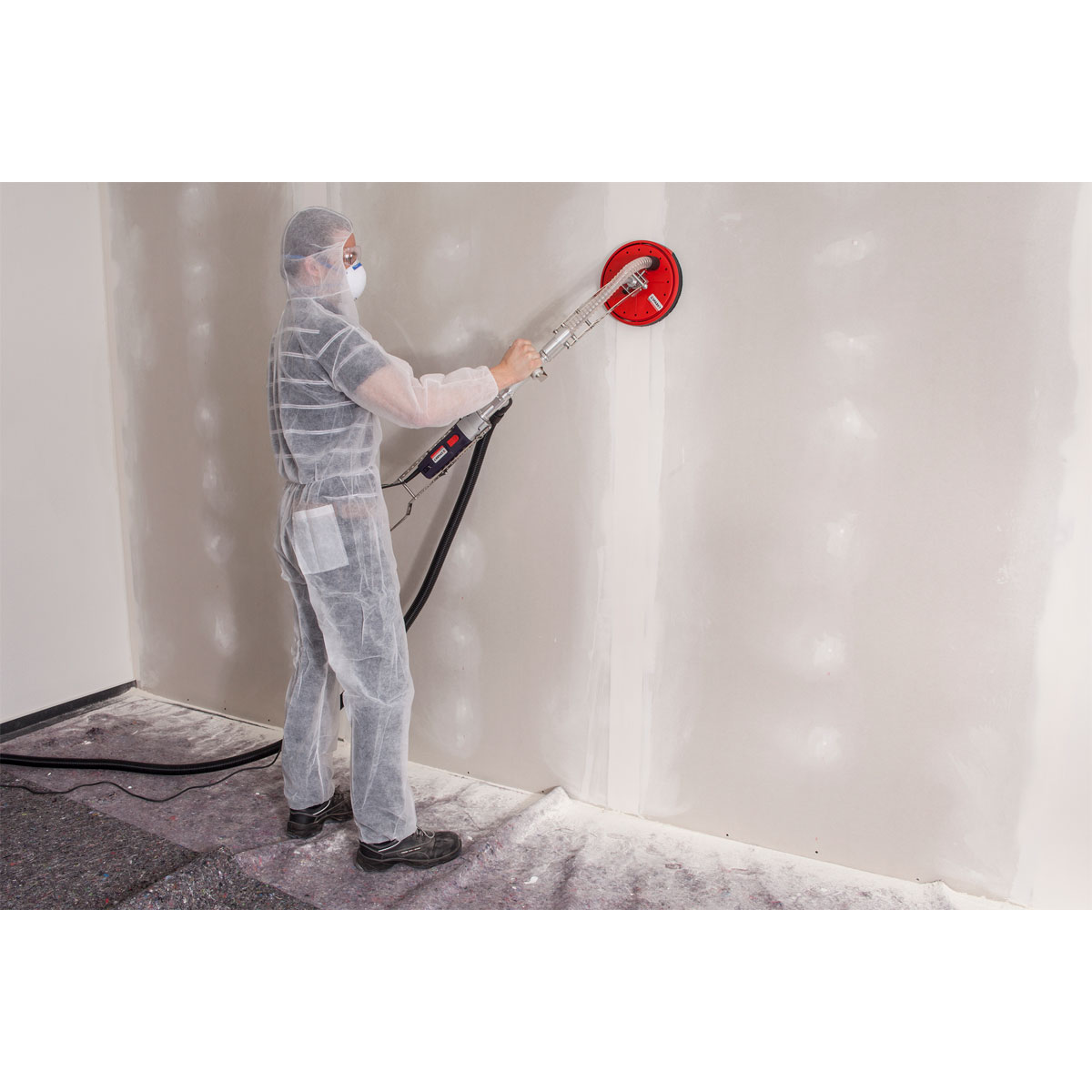 Wolfcraft  5 Haft-Schleifgitter für Gipskarton Durchmesser 225 mm Körnung 220 Bild 3