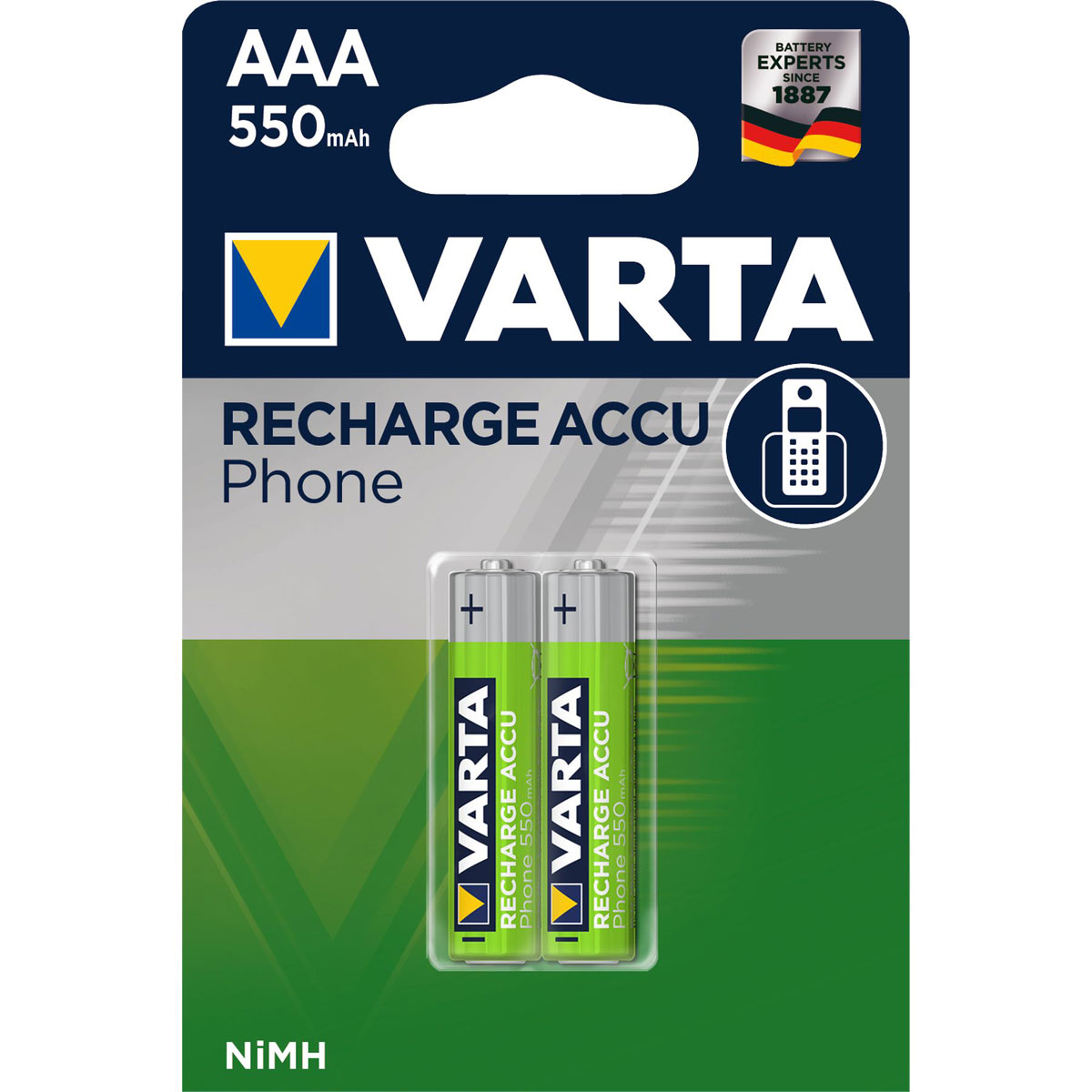Varta AAA-Batterien R2U 550mAh 2 Stück