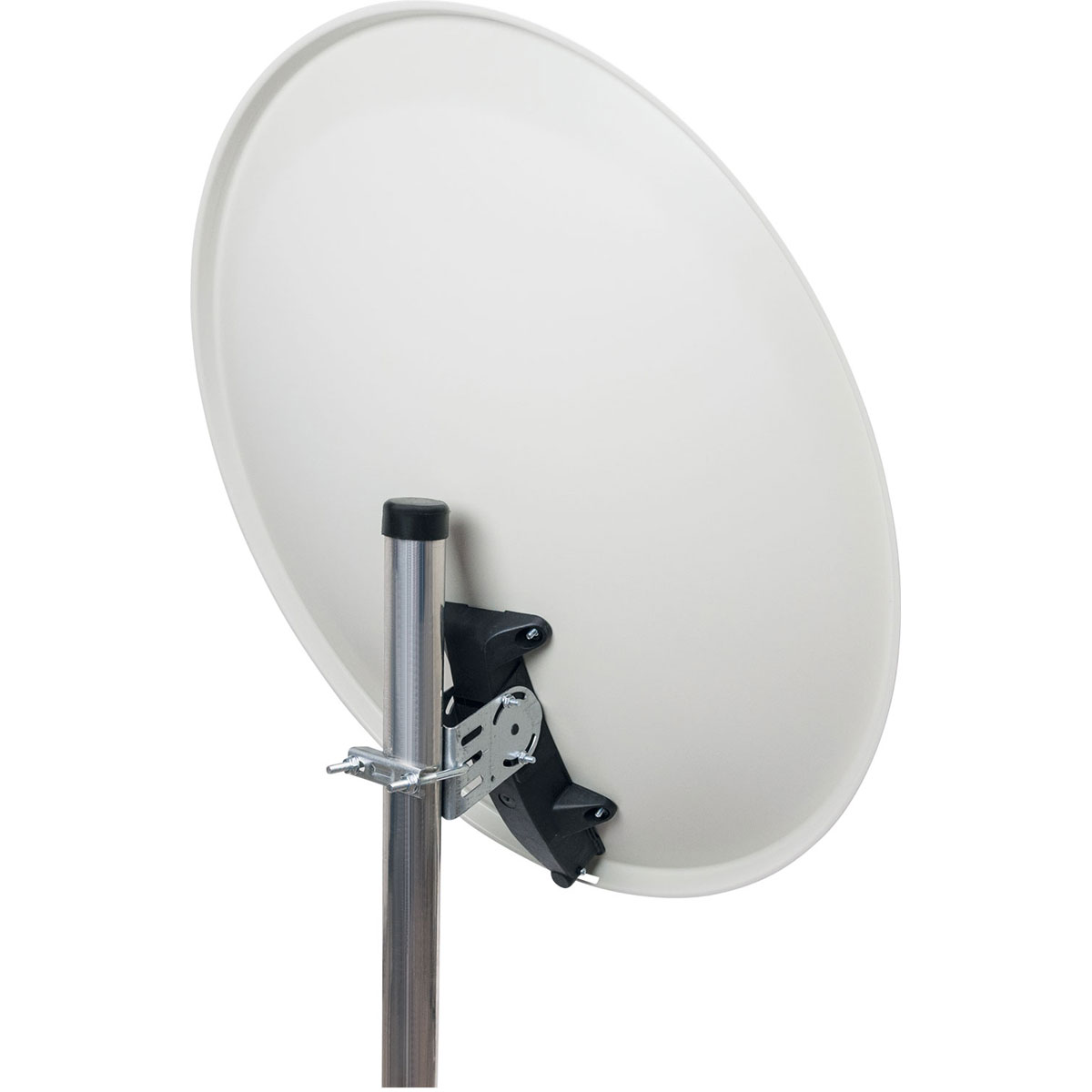 Schwaiger Satellitenschüssel mit Logo 80 cm Stahl weiß Bild 6