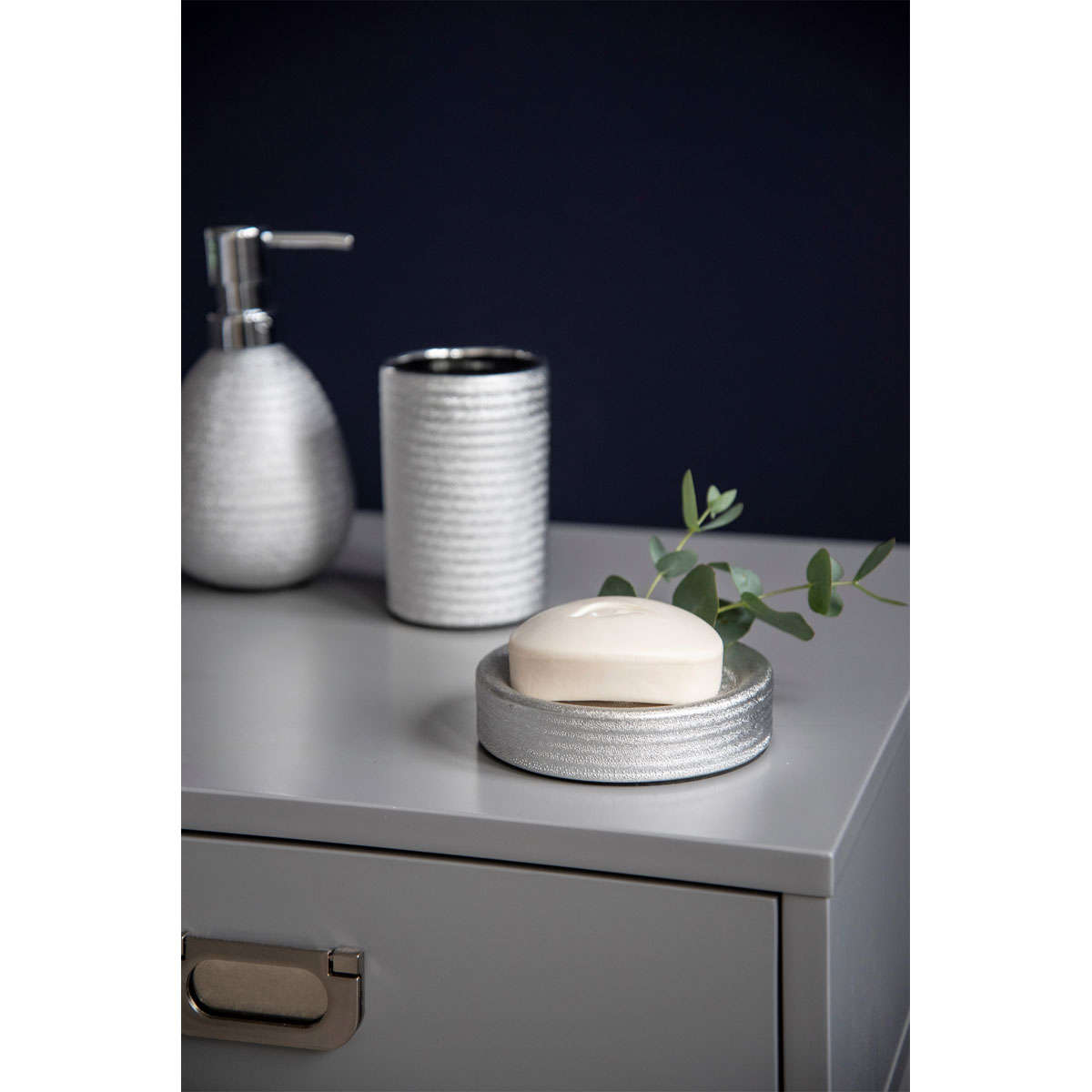 Wenko Seifenspender Polaris Juwel silber 390 ml Bild 9