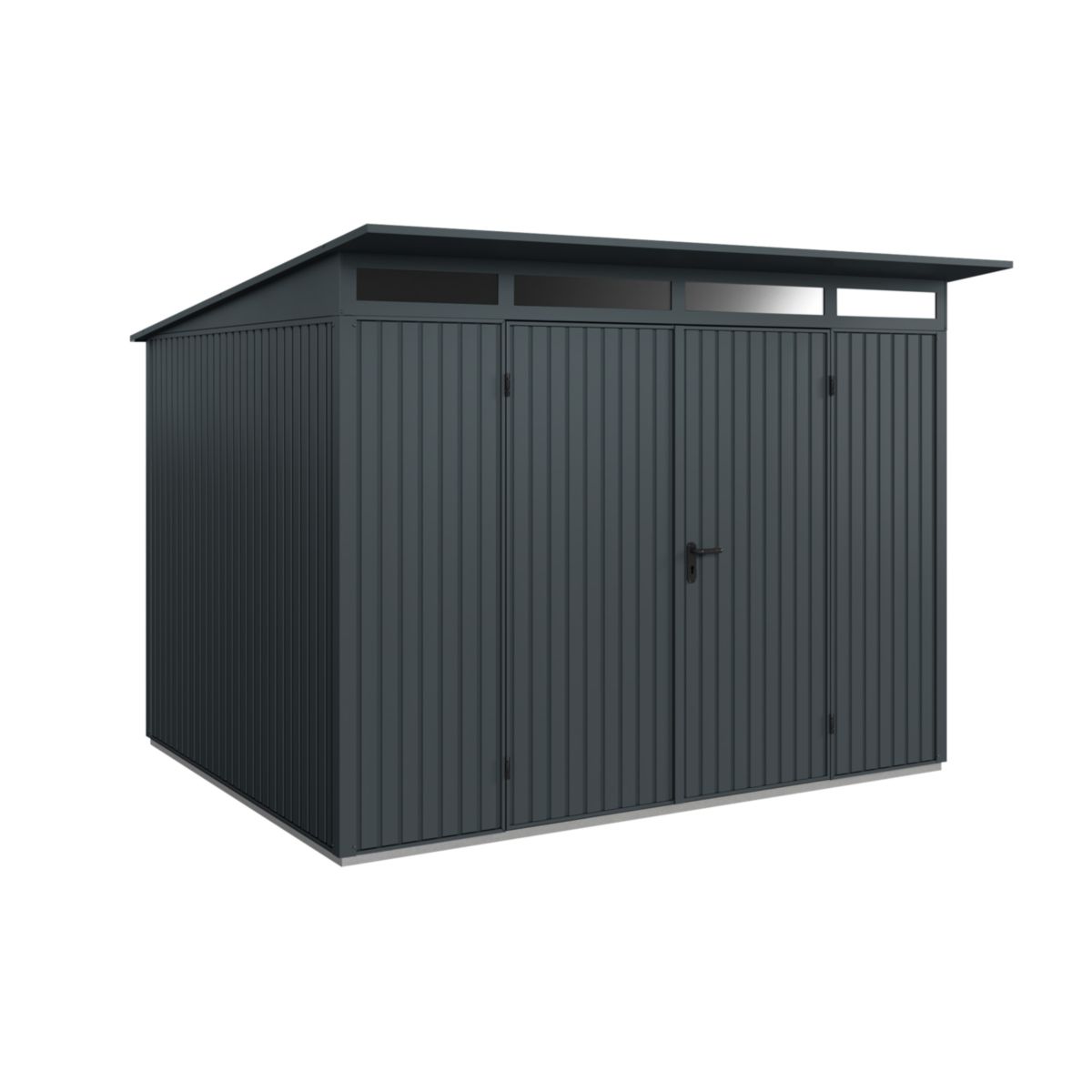 EcoStar  Gerätehaus Trend-PTyp 3RAL7016 2 flg Bild 1