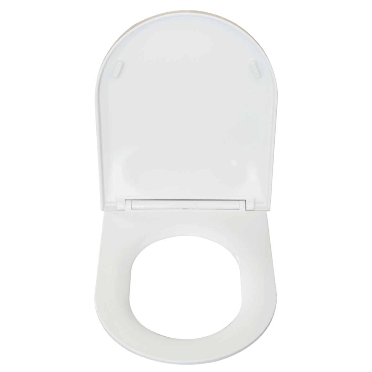 Valblue WC-Sitz New Slim weiss, Duroplast, Absenkautomatik, abehmbar per Knopfdruck Bild 3