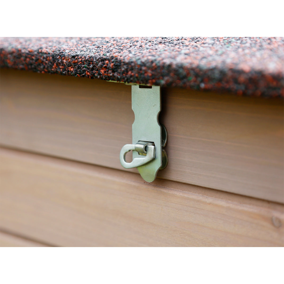 Hühnerstall Bonny 181 x 118 x 65 cm beige-weiß Bild 6