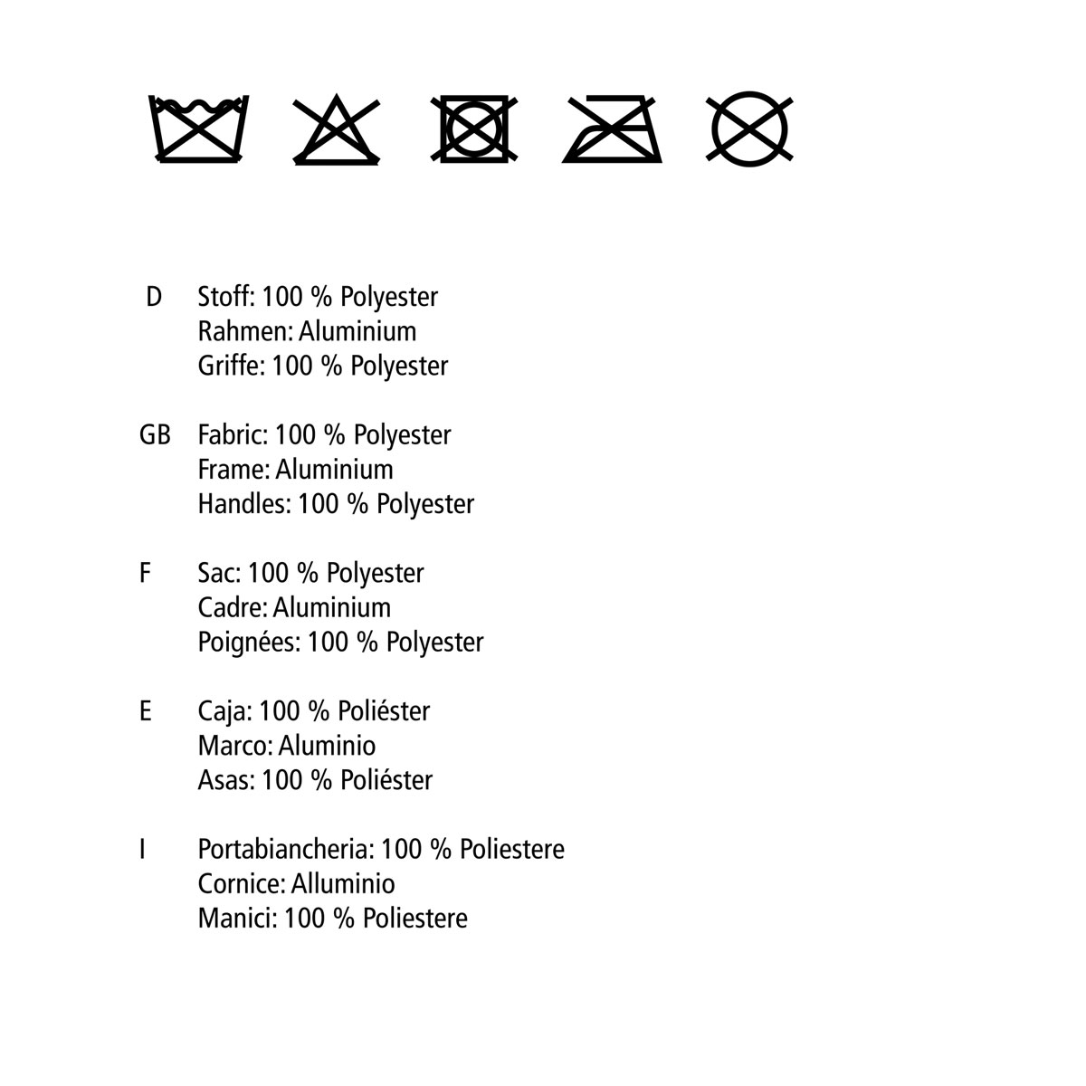 Wenko  Wäschesammler Trio Top Taupe Wäschekorb 118 l Bild 10