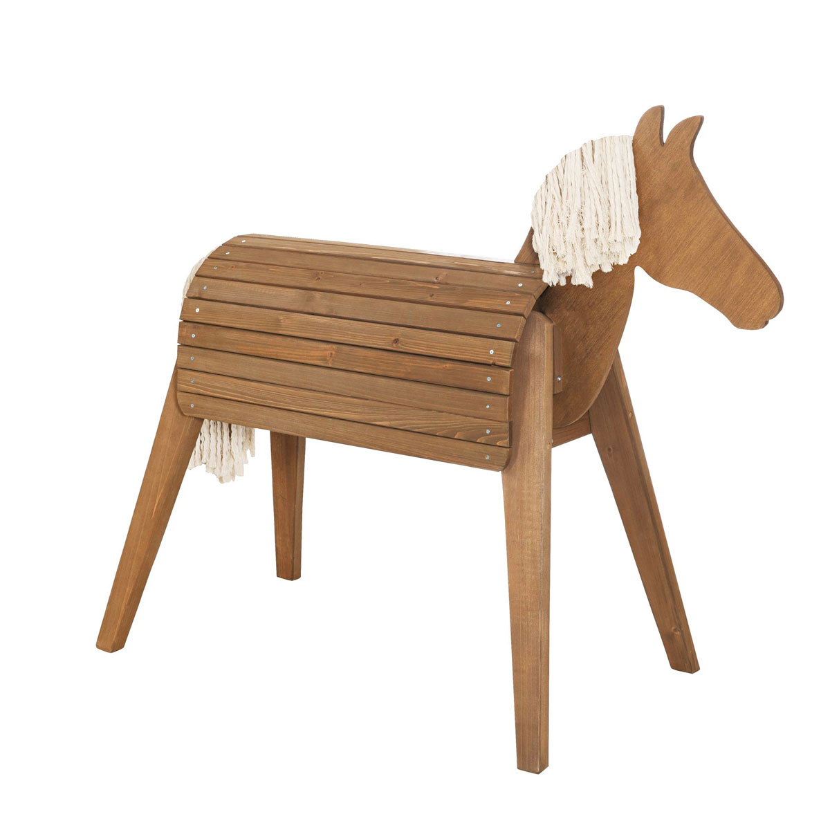 Spielpferd teak 64 x 123 x 151 cm Bild 2