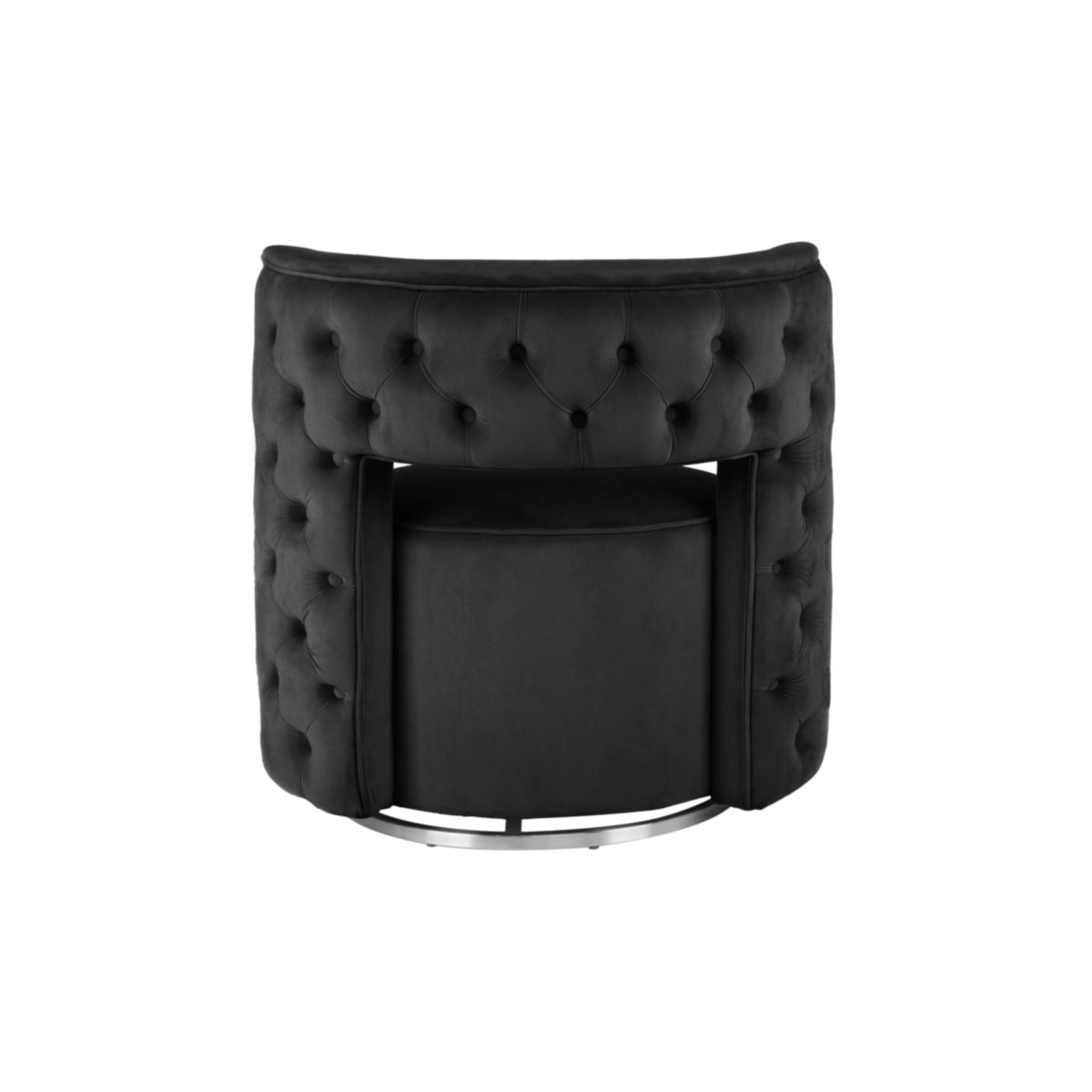 Sessel Drehsessel Beverly 125 schwarz silber Bild 4