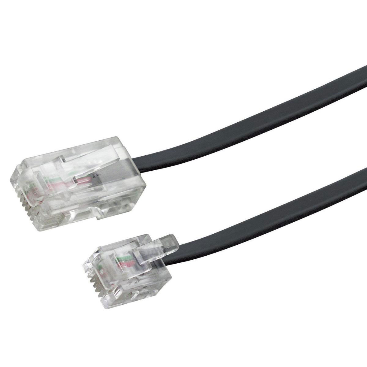 Schwaiger Modem-Anschlusskabel 3m schwarz Bild 2