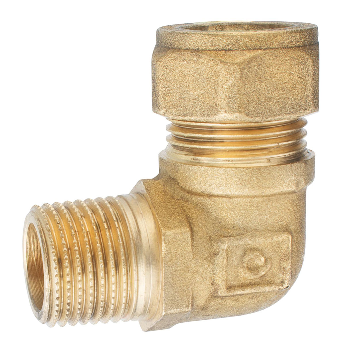 Cornat Messing Winkel 90 1/2 AG 18 mm