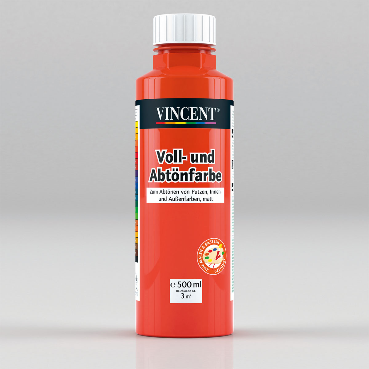 Vincent Voll- und Abtönfarbe orange 0,5 L Bild 1