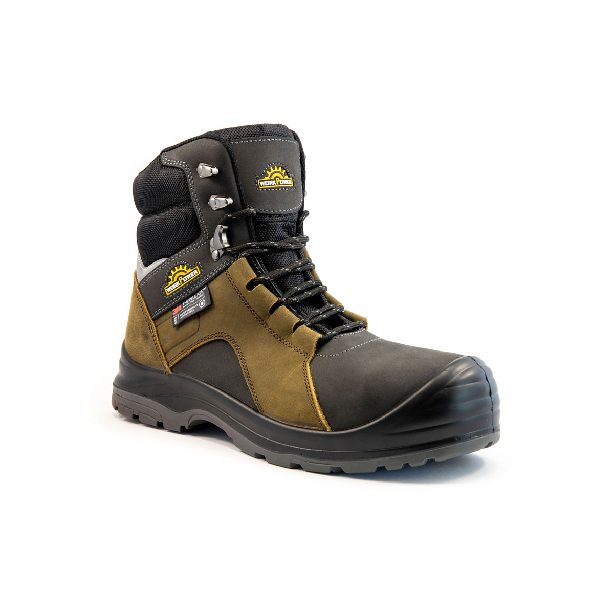 WorkPower Winter-Sicherheitsstiefel Malte S3 braun Größe 46