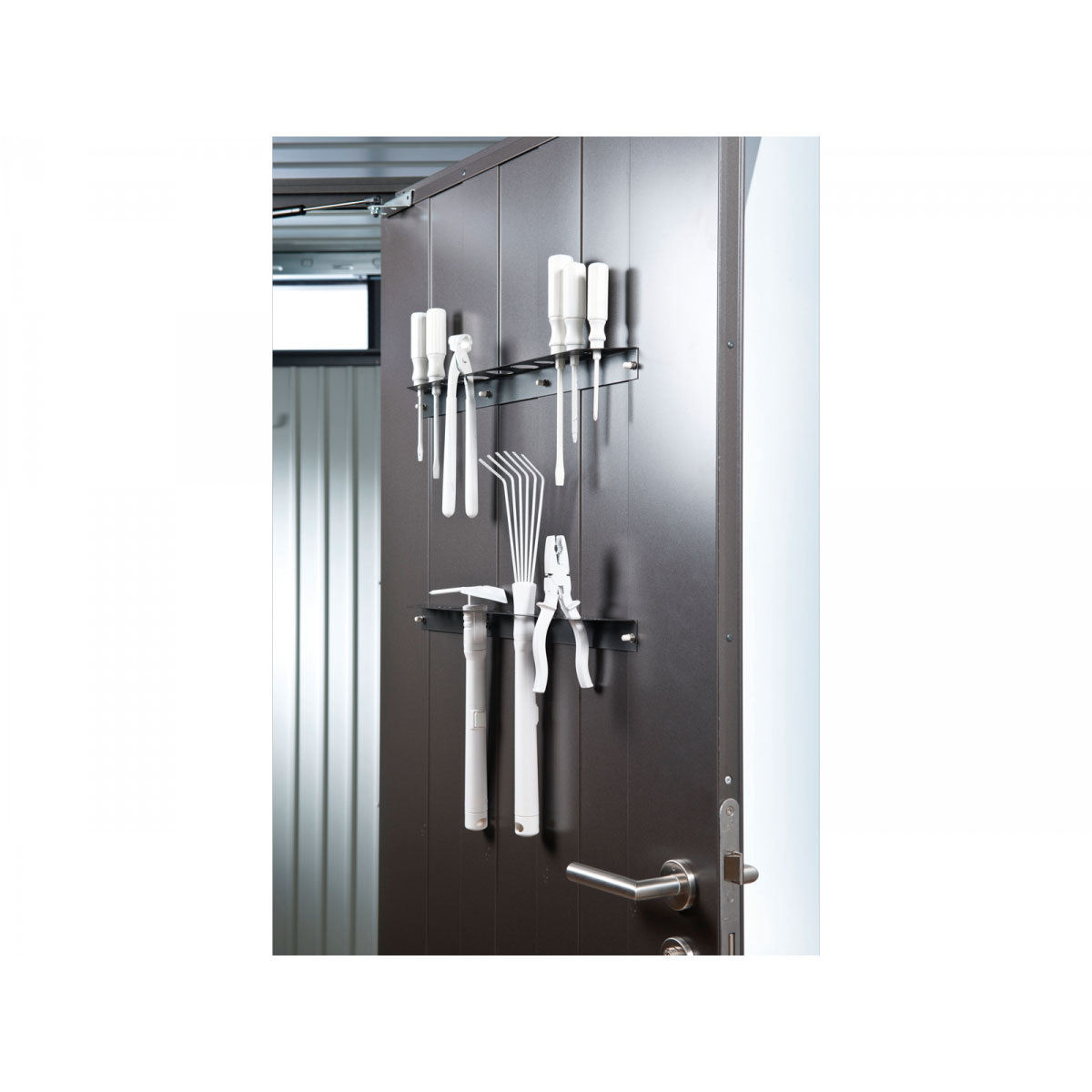 Biohort Gerätehaus HighLine Größe H2 275 x 195 x 222 cm Doppeltür Bild 5