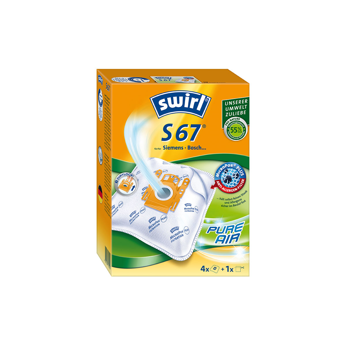 Staubsauger-Beutel S 67 EcoPor