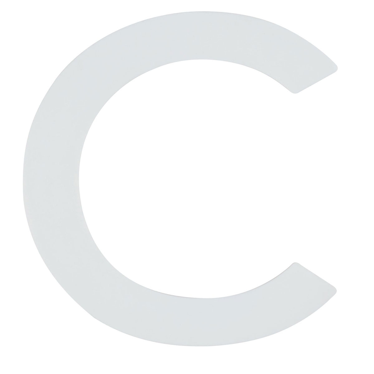 Alpertec Hausnummer c nachtleuchtend selbstklebend weiß-grün Bild 1