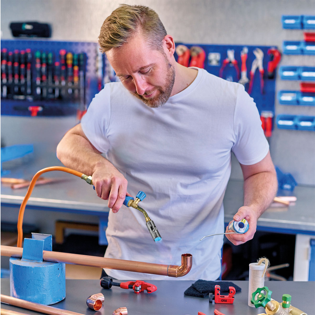 CFH Lötlampe-Set Lötmeister LM 3000 3-teilig Bild 3