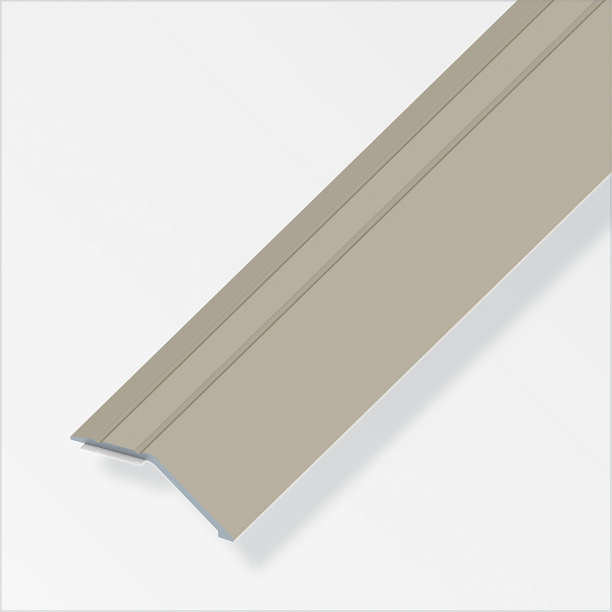 Alfer Niveauausgleichsprofil 8 mm 1m selbstklebend titan Bild 1