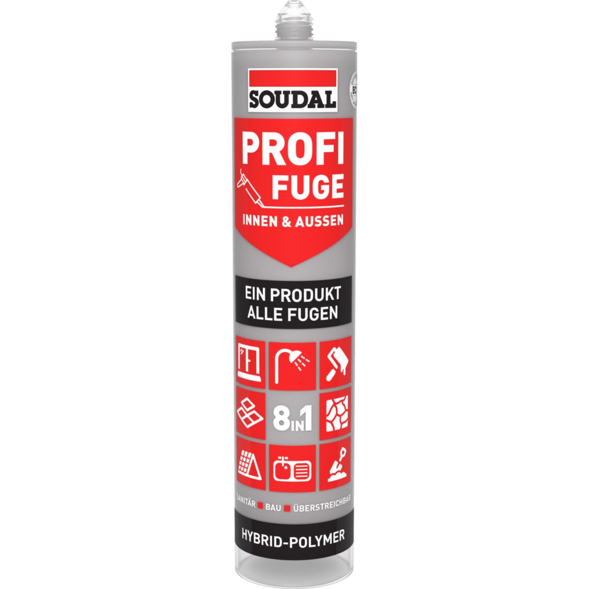 Soudal Silikon Profi Fuge dunkelgrau 280 ml