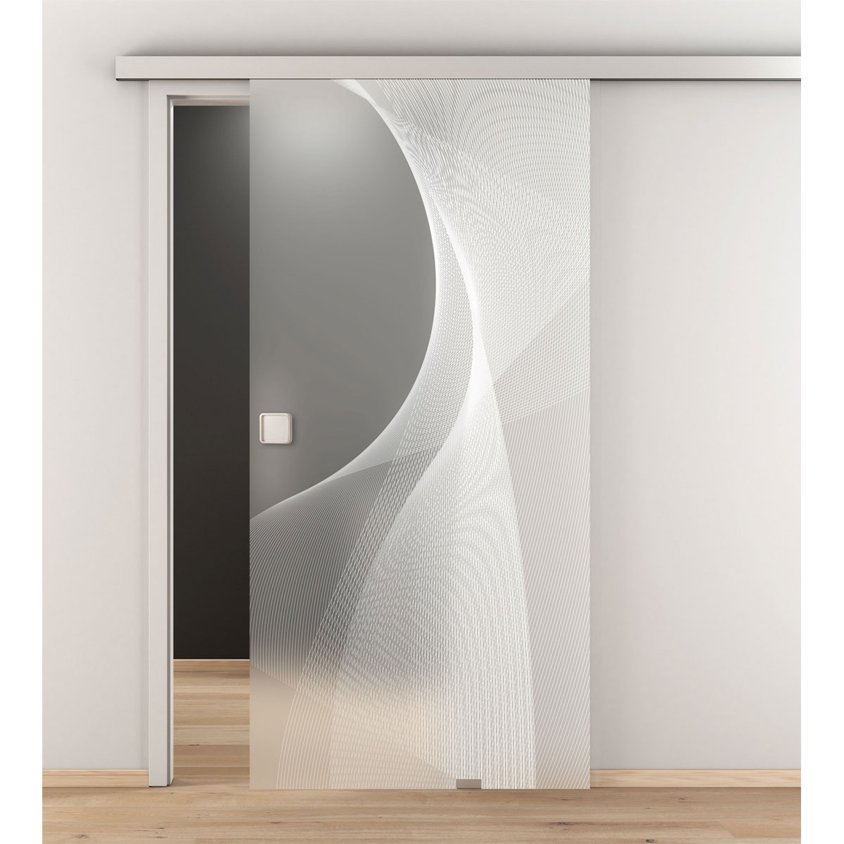 Novadoors GlasschiebetürNova 634 klar 93,5 x 205,8 cm