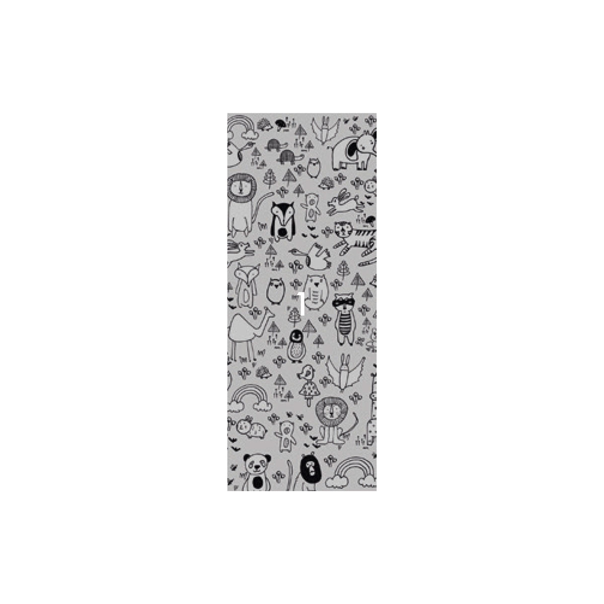 Komar  Vlies Fototapete Scribble Park Panel 100x250 cm Bild 3