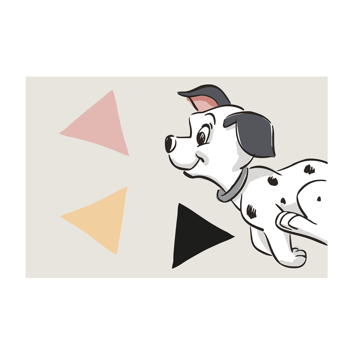 Komar  Wandbild 101 Dalmatiner Angles Landscape 50x40 cm Bild 2