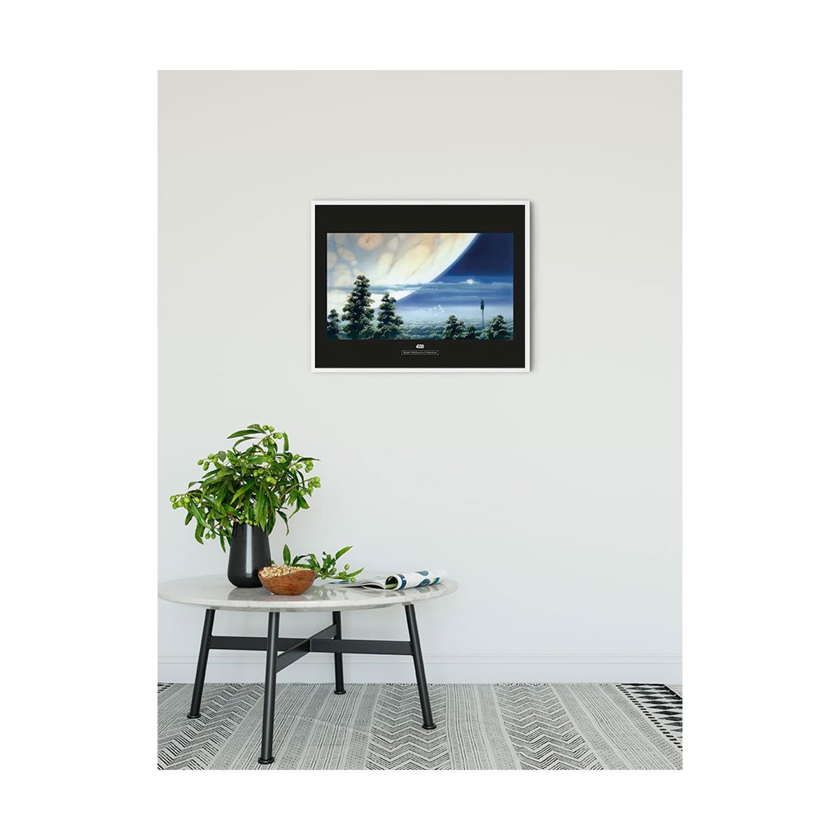 Komar  Wandbild Star Wars Classic Yavin Lookout 40x30 cm