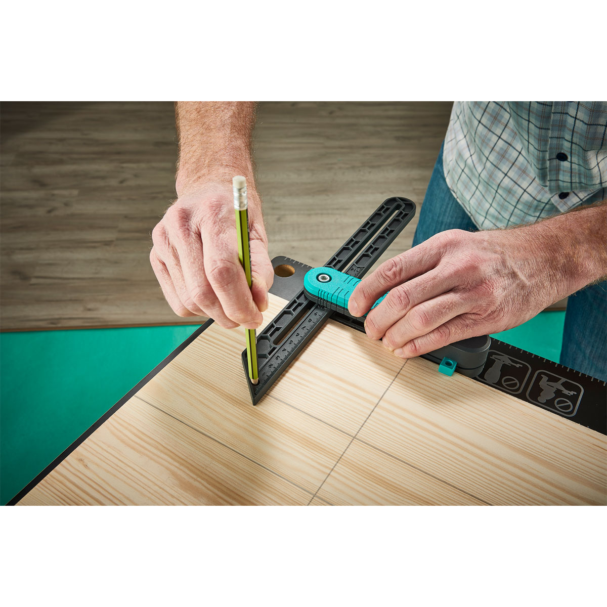 Wolfcraft  Winkelschmiege mit Streichmaßfunktion Bild 5