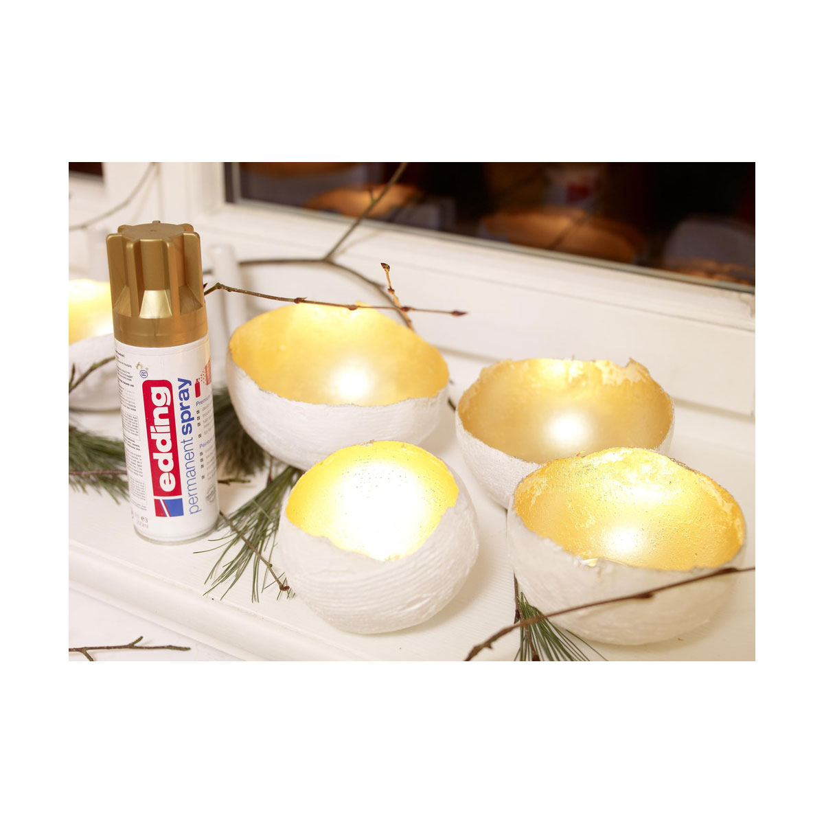 Edding  Spray 5200 reichgold seidenmatt Bild 7