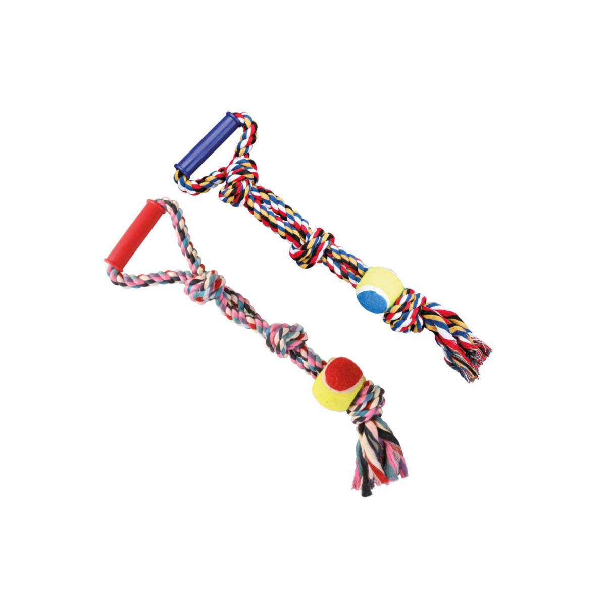 Trixie Spieltau mit Tennisball, Ø6 cm / 50 cm