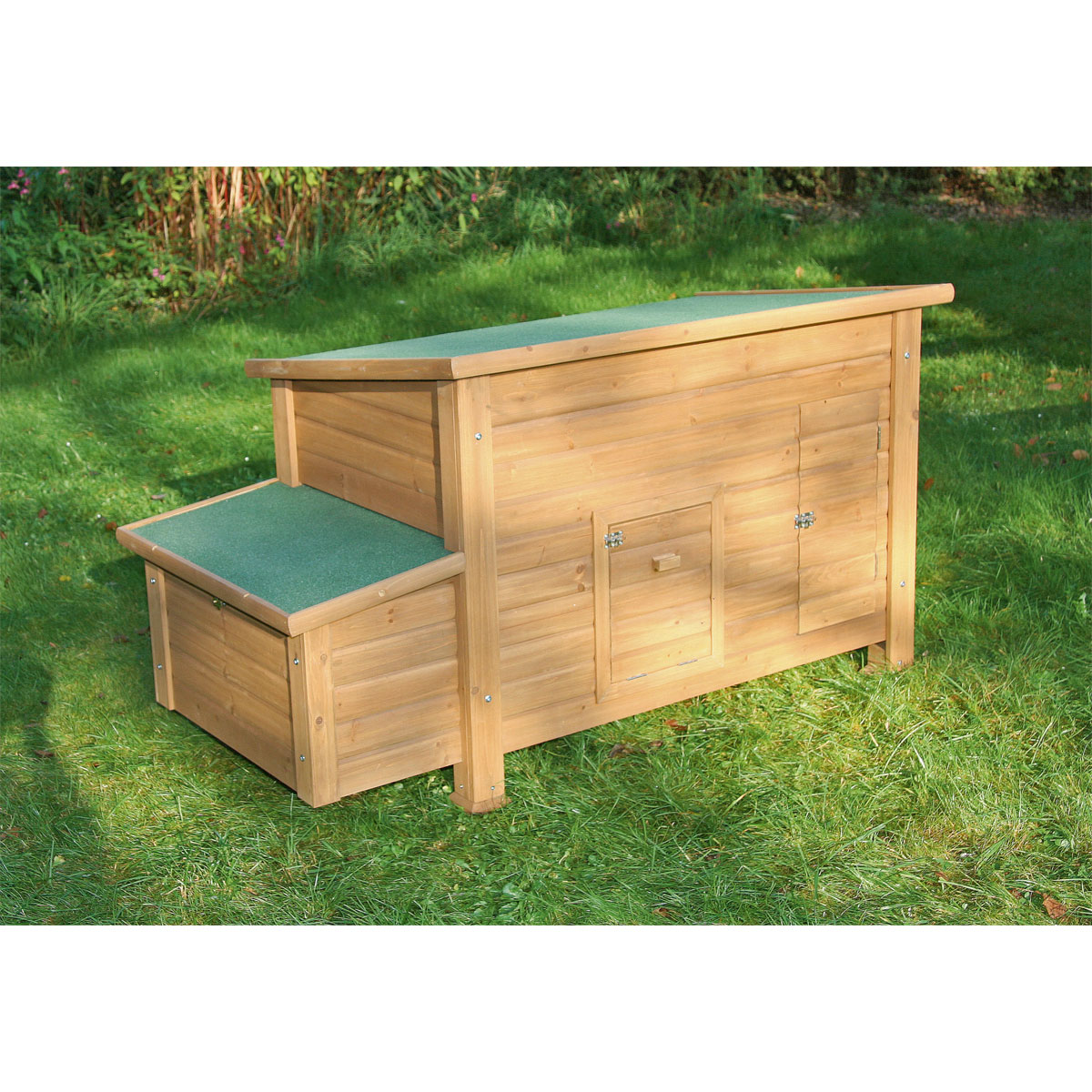 Hühnerstall Florentina 146 x 80 x 74 cm braun Bild 5