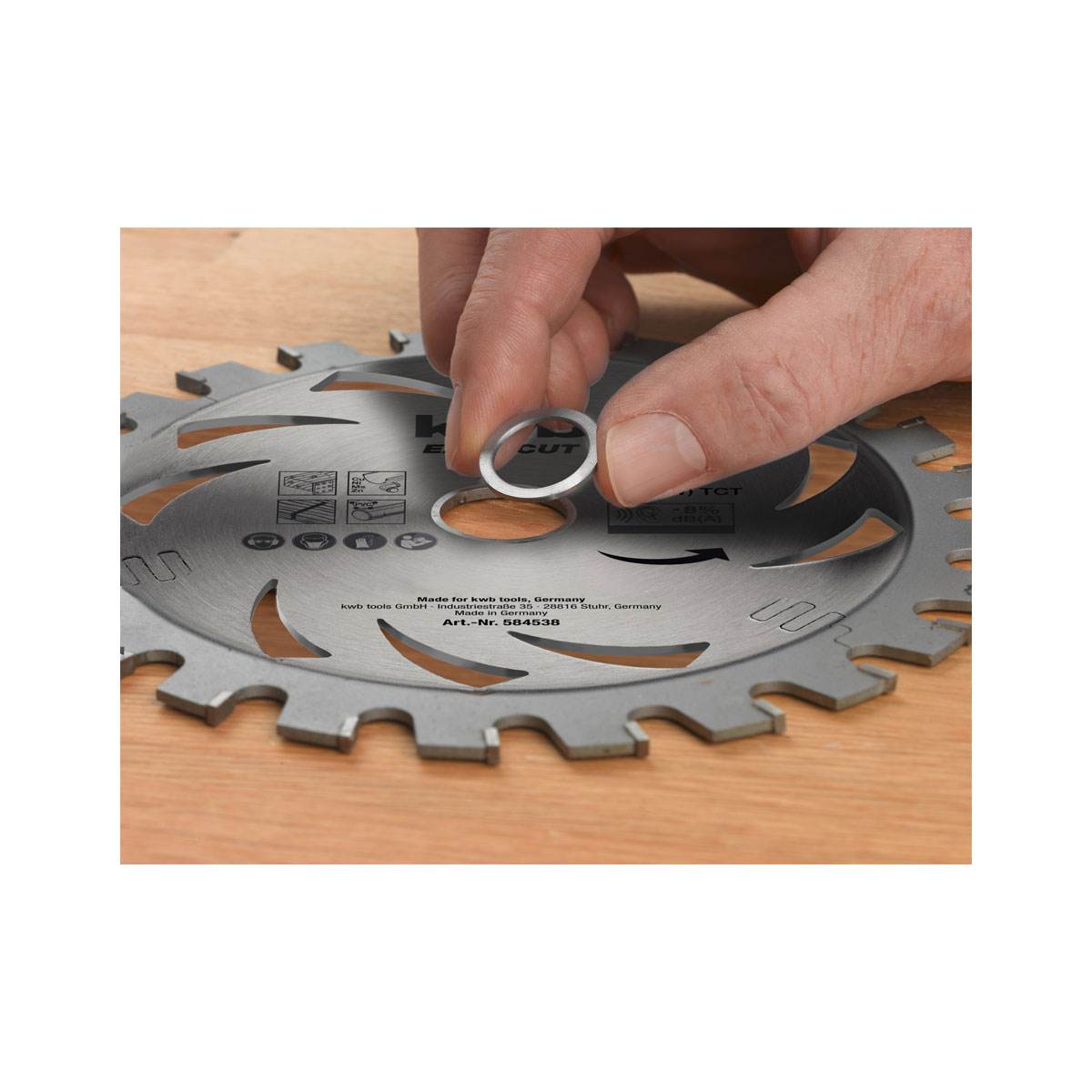 kwb  Reduzierringe für Kreissägeblätter 20x16 mm Bild 3