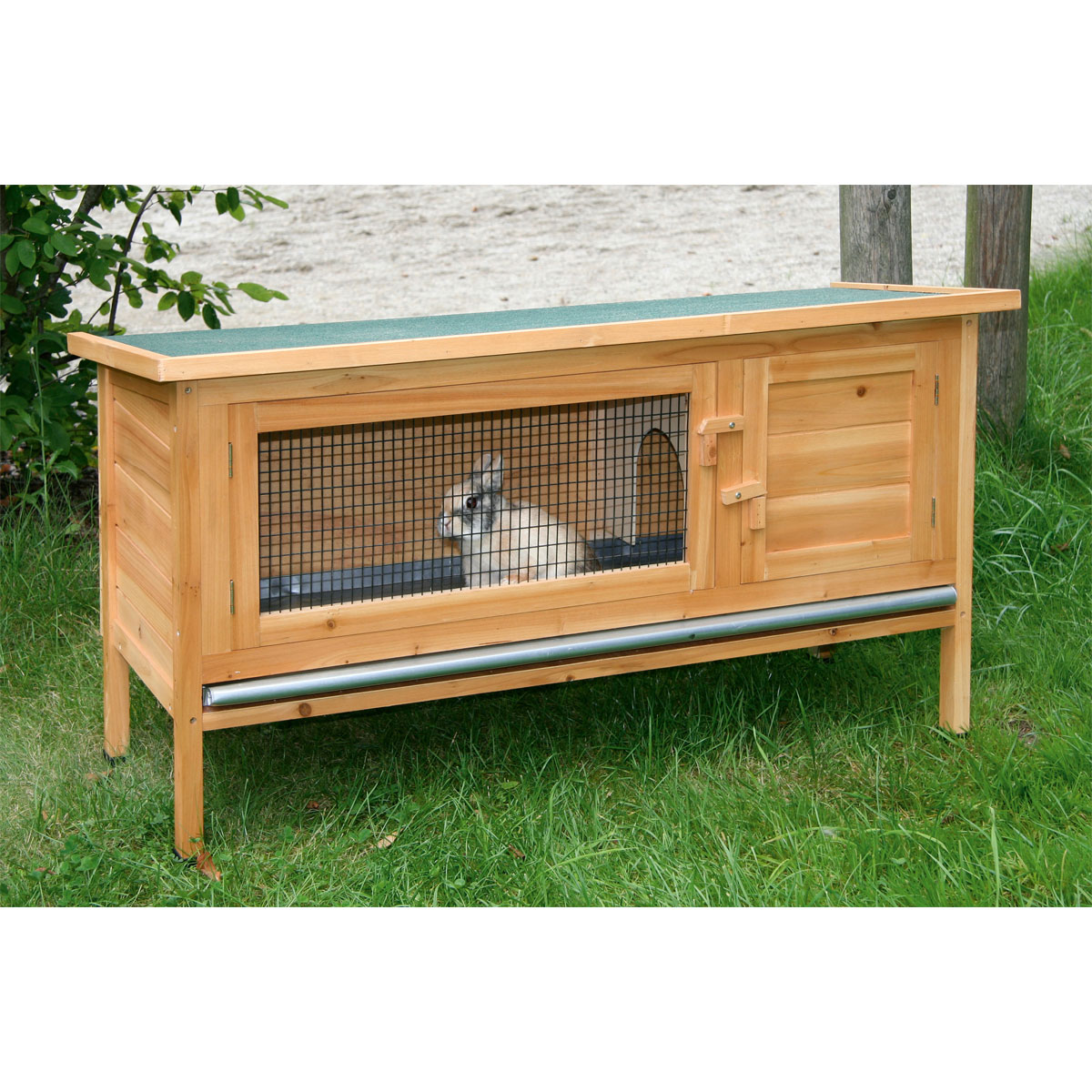 Kleintierstall Alfred 116 x 62 x 45 cm braun Bild 6