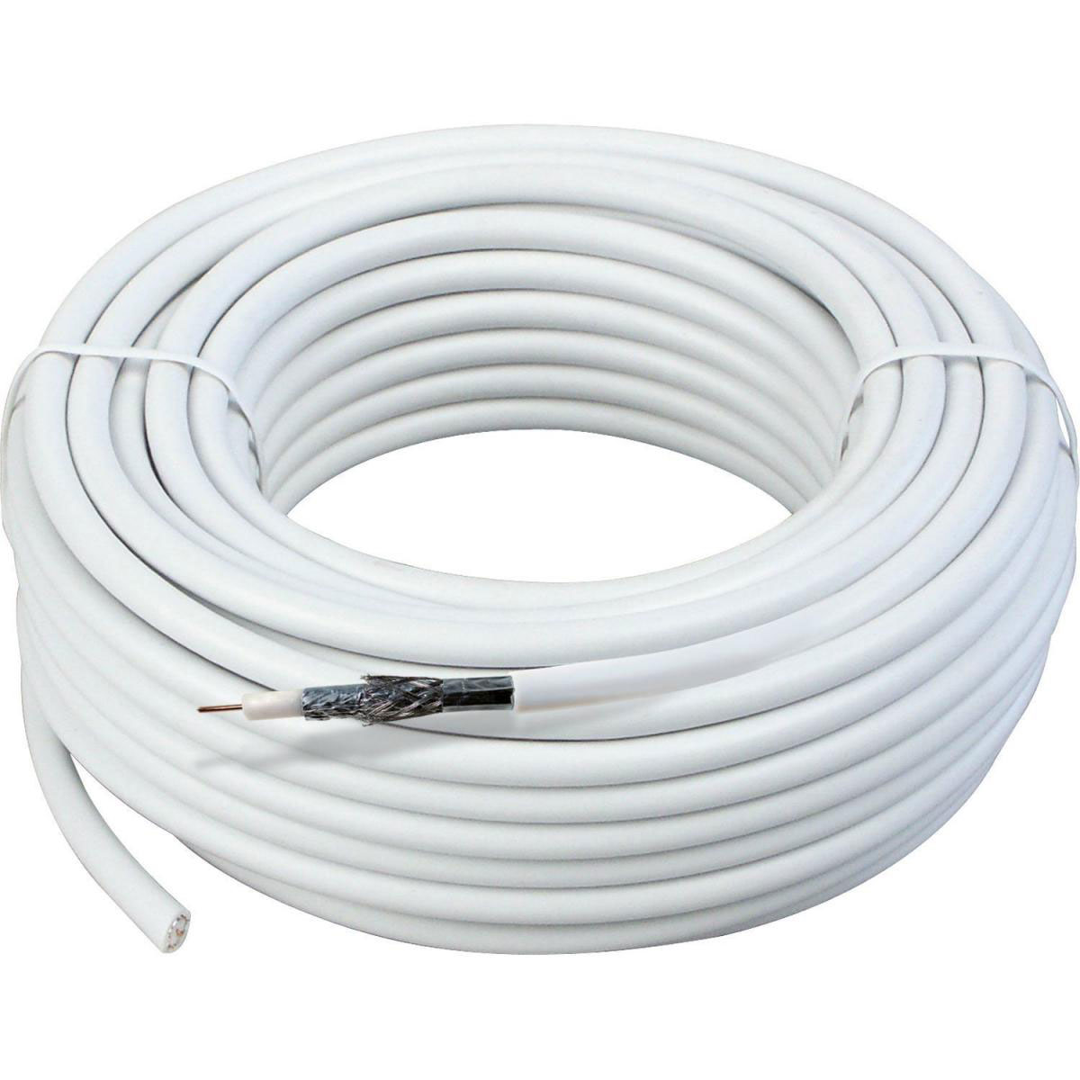 Schwaiger SAT-Koaxialkabel 110 dB 10m weiß Bild 2