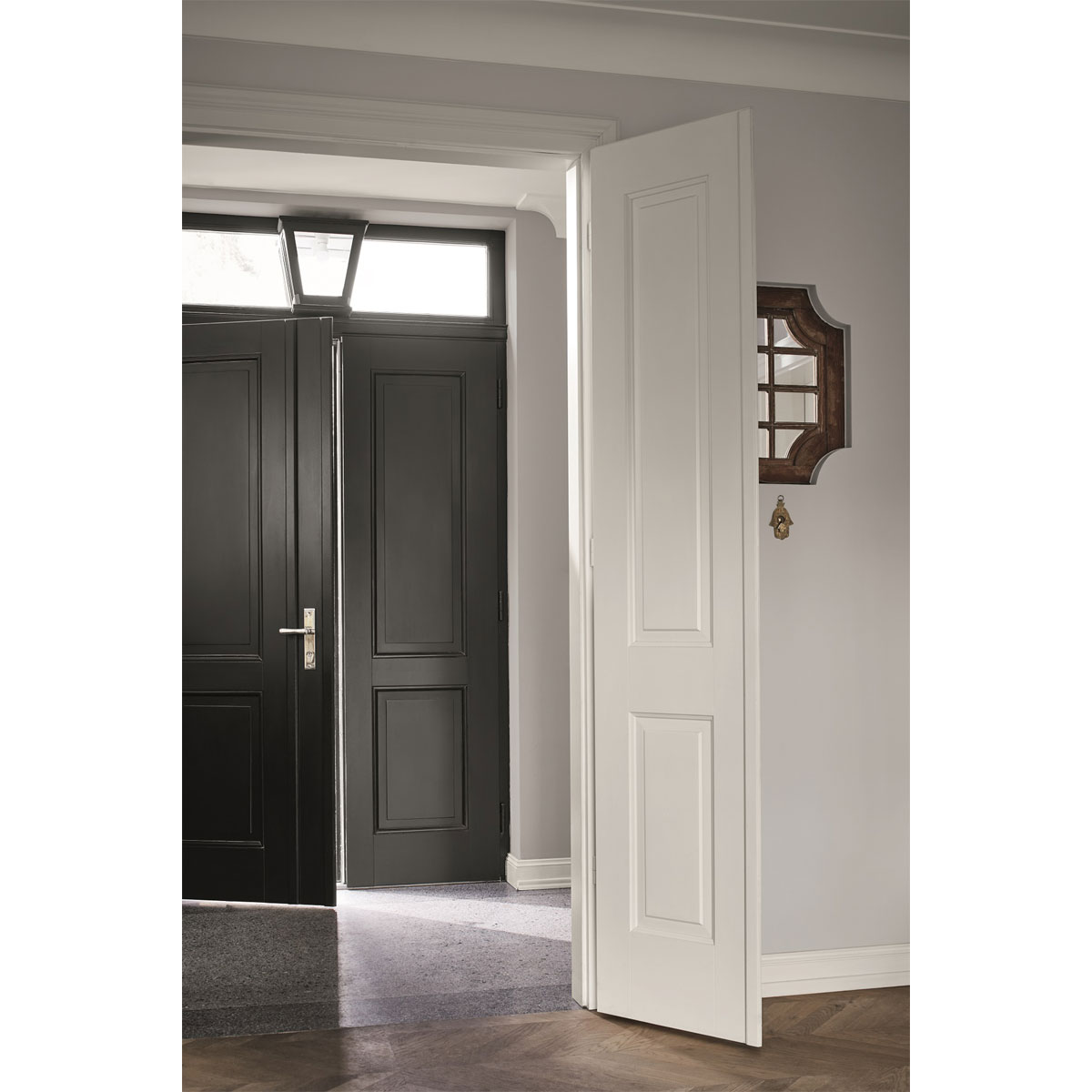 Alpina  Buntlack Feine Farben Lack Klassisches Matt-Schwarz 750ml Bild 3