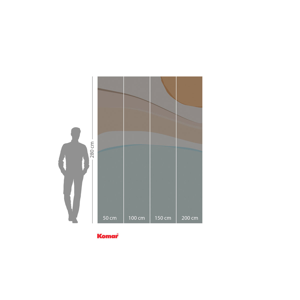 Komar  Vlies Fototapete Vague 200x280 cm Bild 3