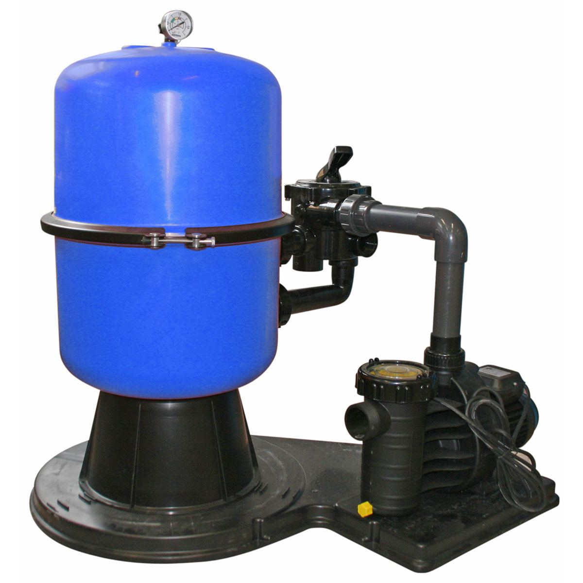 Sandfilter mit geteilter 400 Kessel Pumpe Aqua Plus 8 10,5 m³/h 230 V 400 W