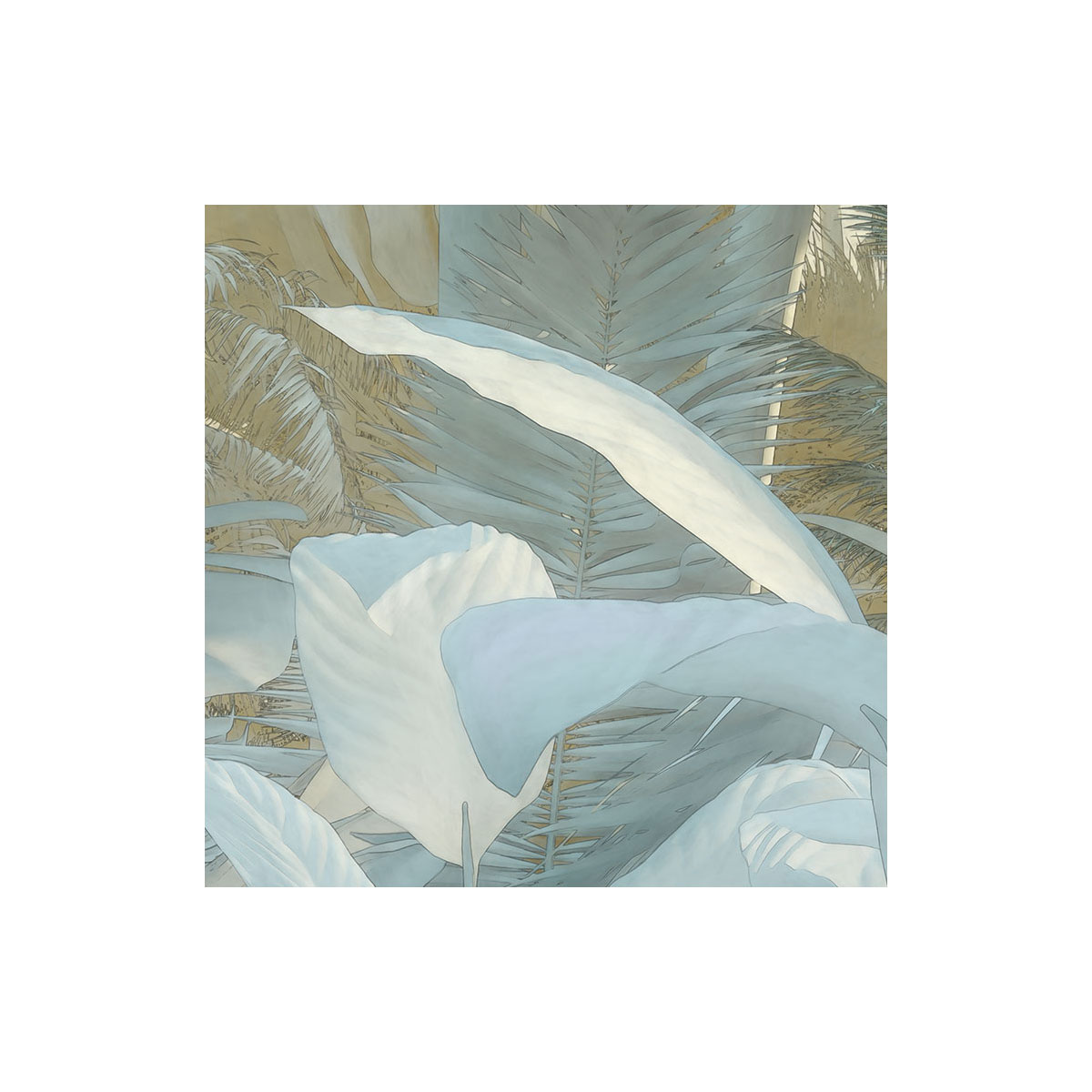 Komar  Selbstklebende Vlies Fototapete rund Exotic Jungle Durchmesser 125 cm Bild 5