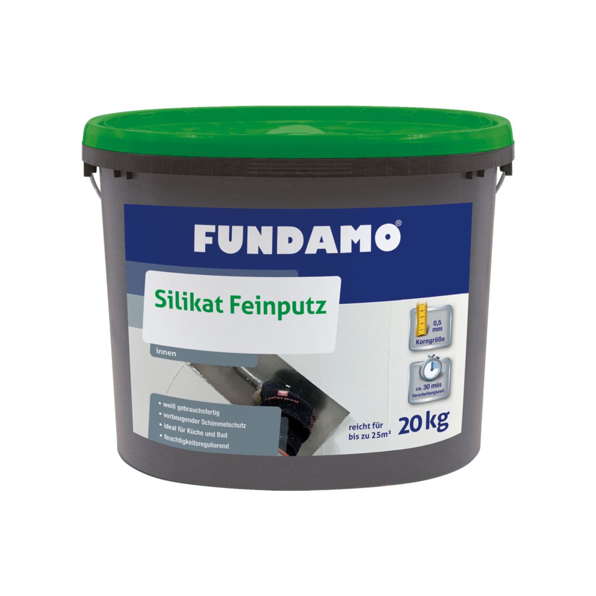 Fundamo Silikat Feinputz 0,5 mm 20 kg