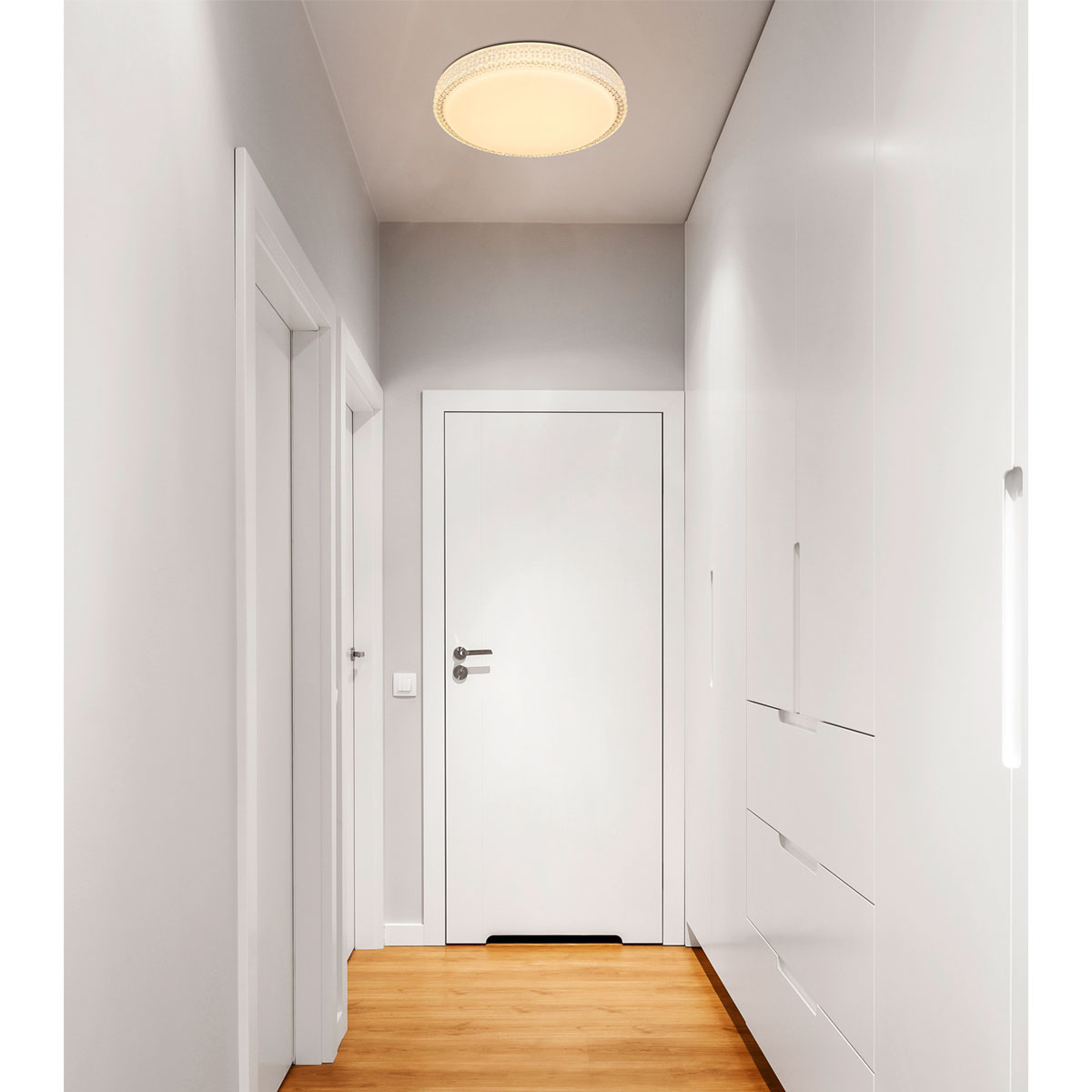 Flector LED-Deckenleuchte Clarice mit Kristallrand Bild 5