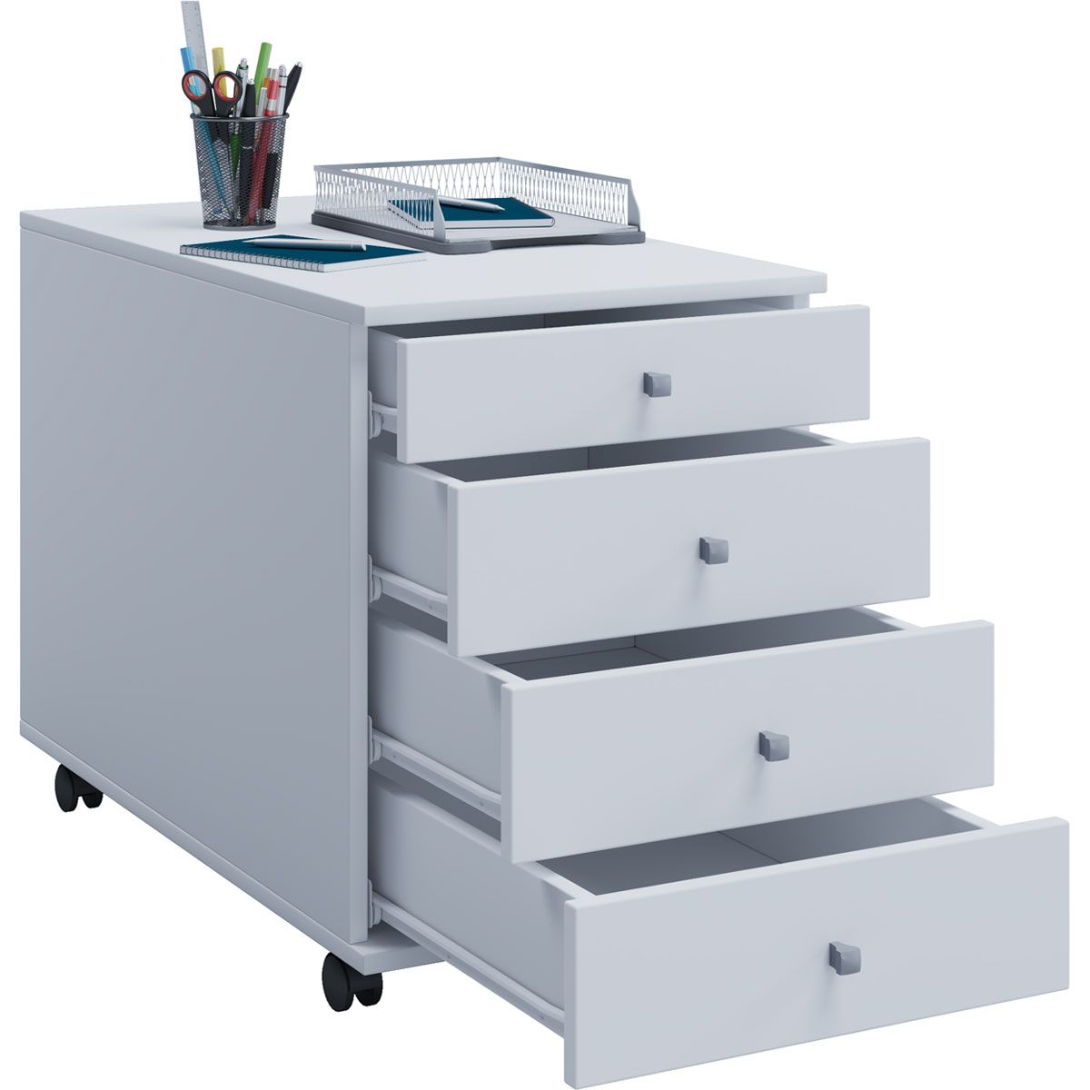 Rollcontainer Lona Maxi weiß Bild 1