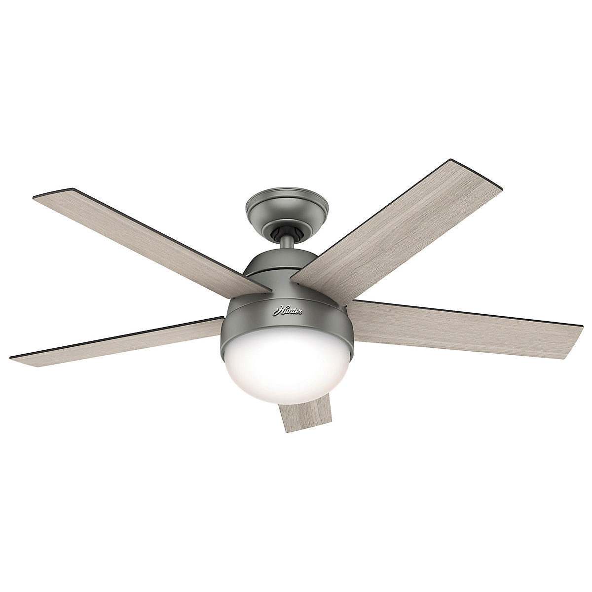 Hunter Fan Hunter Deckenenventilator Stile 117 cm mattes silber Bild 1