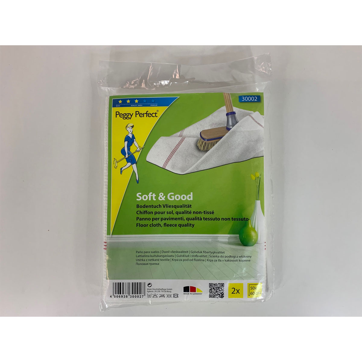 Peggy-Perfect Scheuertuch Vließ 2er Packung 50 x 55 cm Bild 1