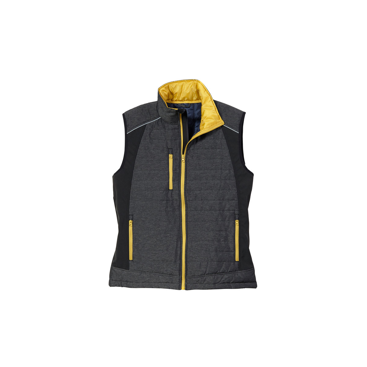Scheibler Kombiweste Active grau-meliert-schwarz Größe XL