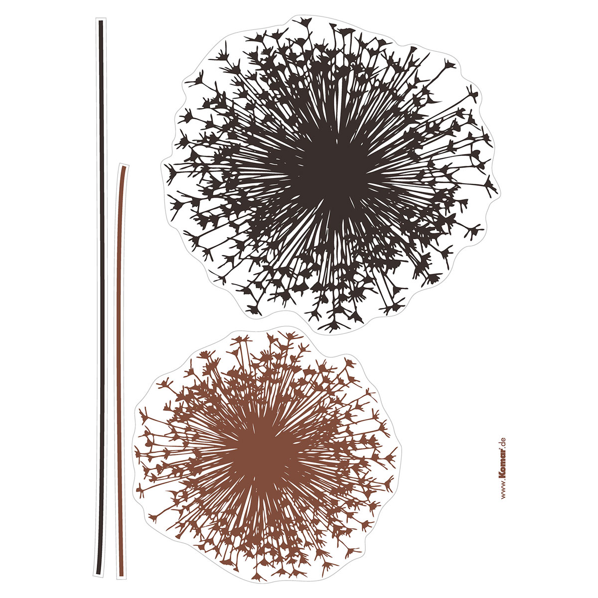 Komar  Wandtattoo Pusteblume 50x70 cm Bild 2