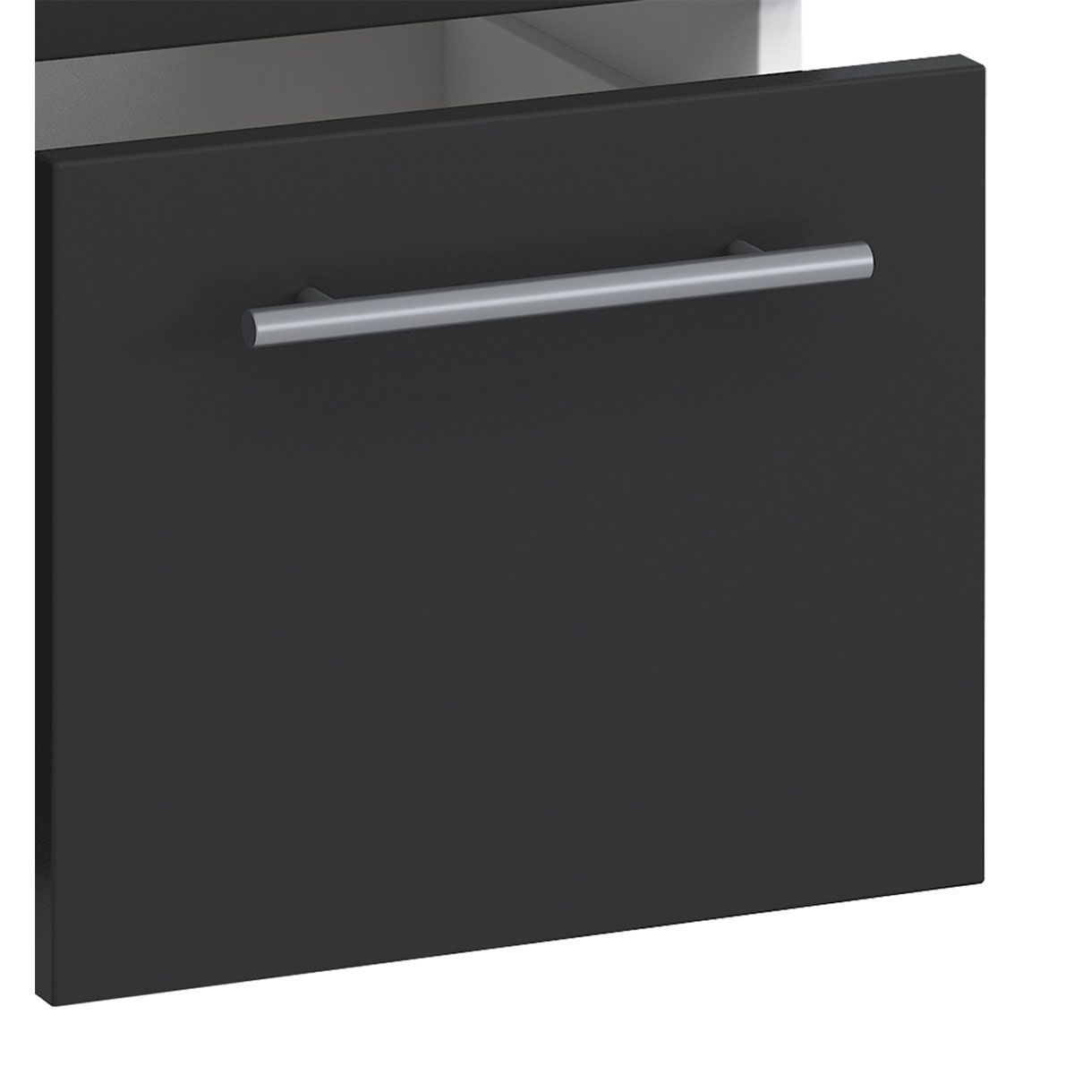 Badunterschrank Flandu weiß/schwarz Bild 2
