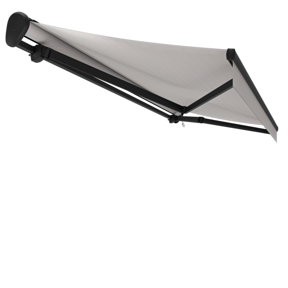 Durabil Halbkassettenmarkise Mistral anthrazit 500x300 cm, Design Beach Waves Bild 3