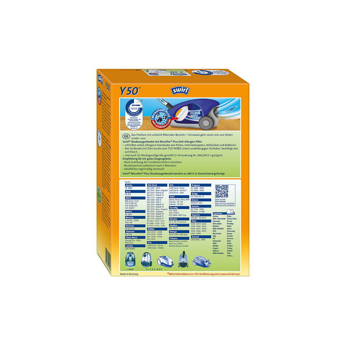 Staubsauger-Beutel Y 50 EcoPor Bild 2