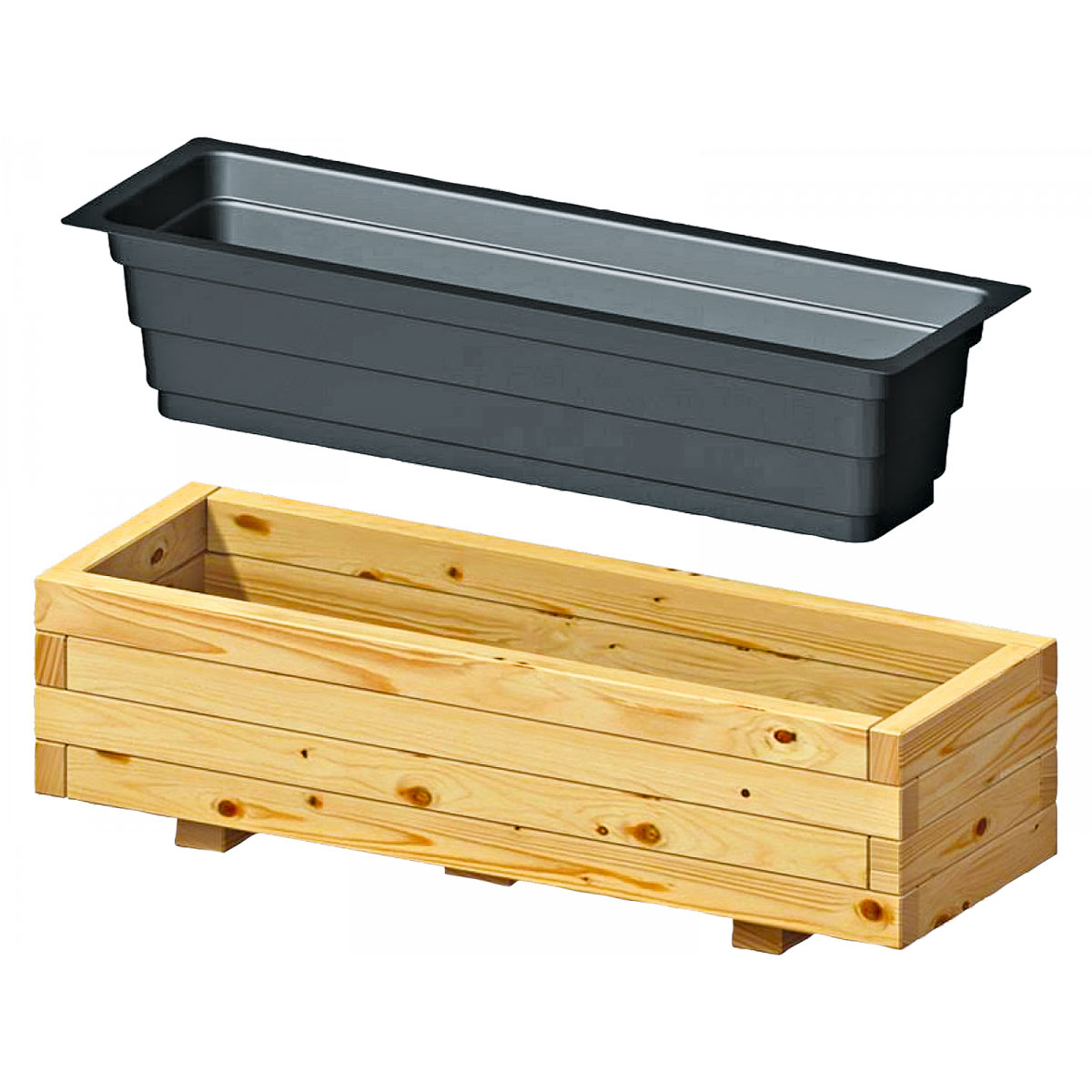 Pflanzkasten Cora 120 x 40 ohne Einsatz