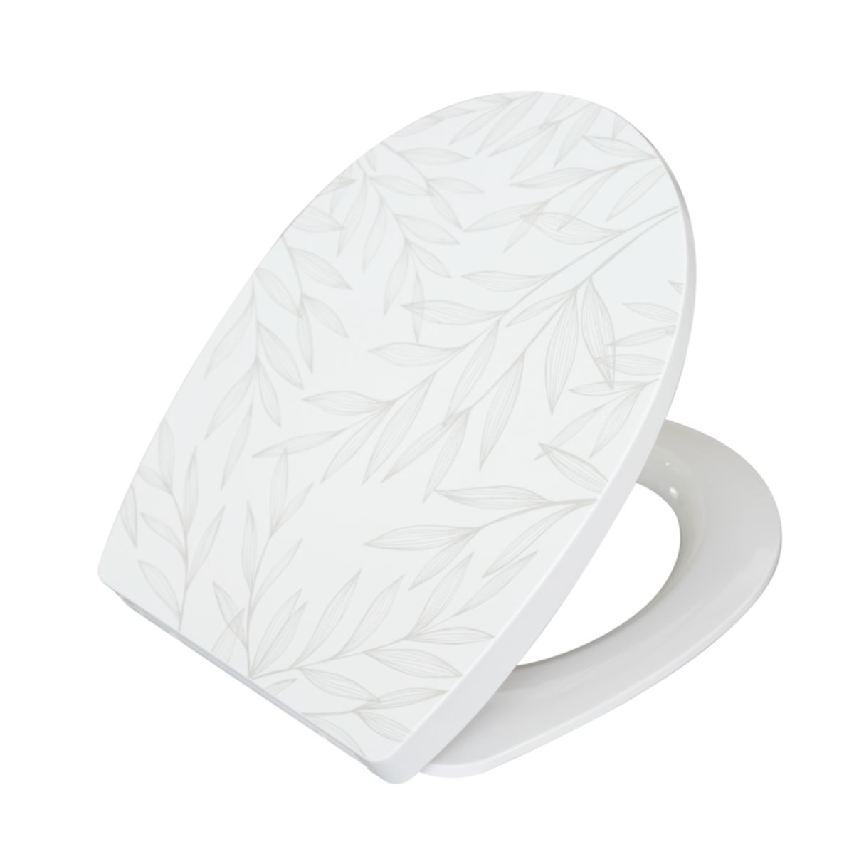 Valblue WC-Sitz Leafine Thermoplast, Absenkautomatik, abnehmbar per Knopfdruck Bild 2