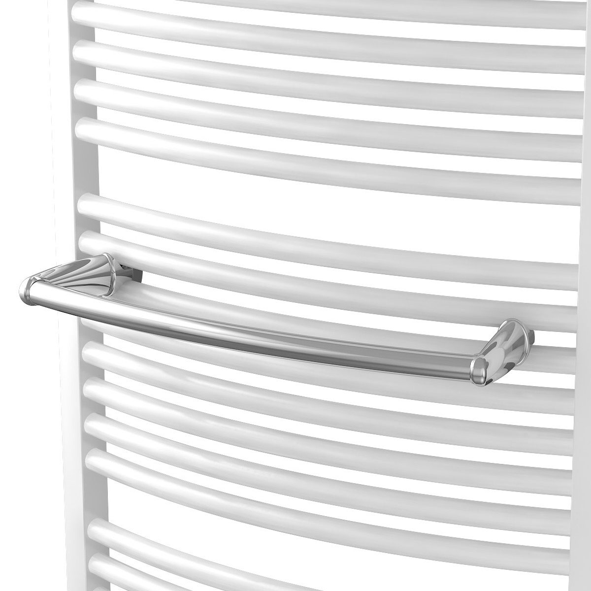 Ximax  Heizkörper Zubehör Handtuchstange Design gebogen für Badheizkörper 460 mm Chrom