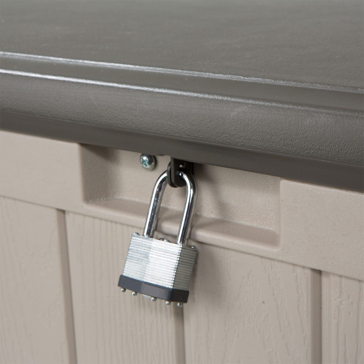 Lifetime Kissenbox Harmony 440 L 64x127,9x67,2cm Lichtgrau Bild 6