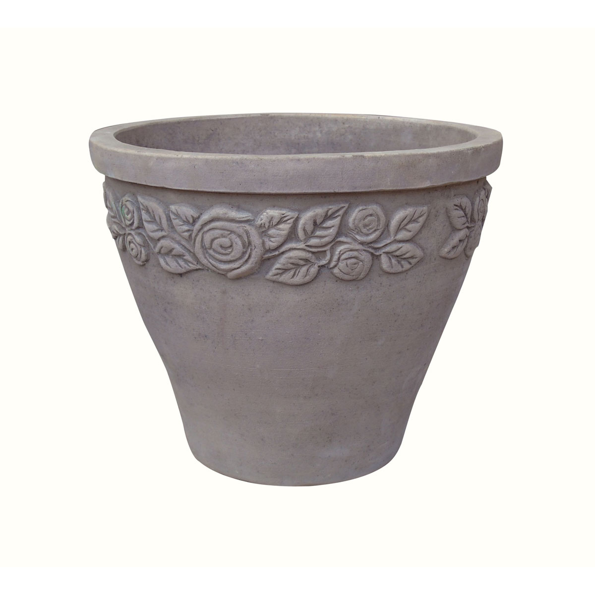 Haveson Pflanztopf Rose L Durchmesser 37 x 32 cm Chocolate